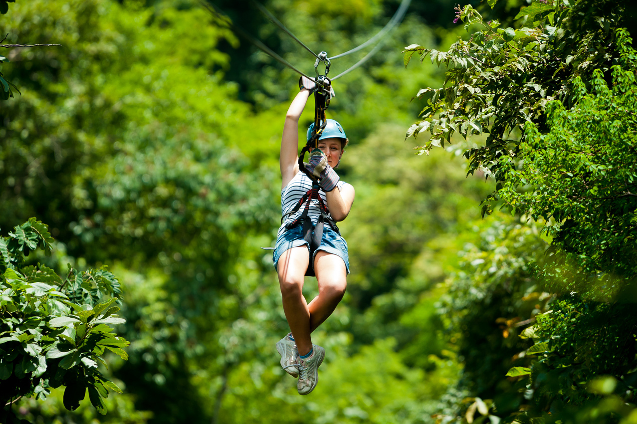 Ziplining in Costa Rica